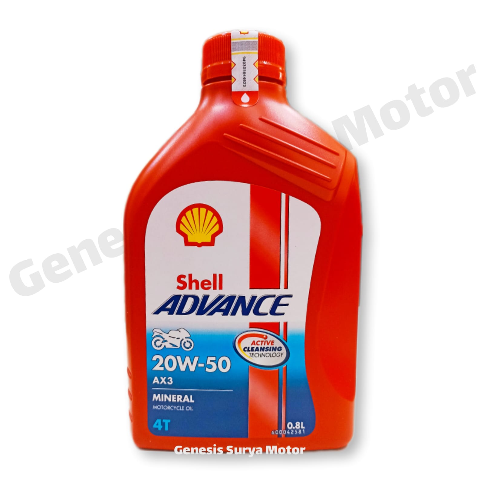 SHELL ADV AX3 20W50 (merah) 0.8LT
