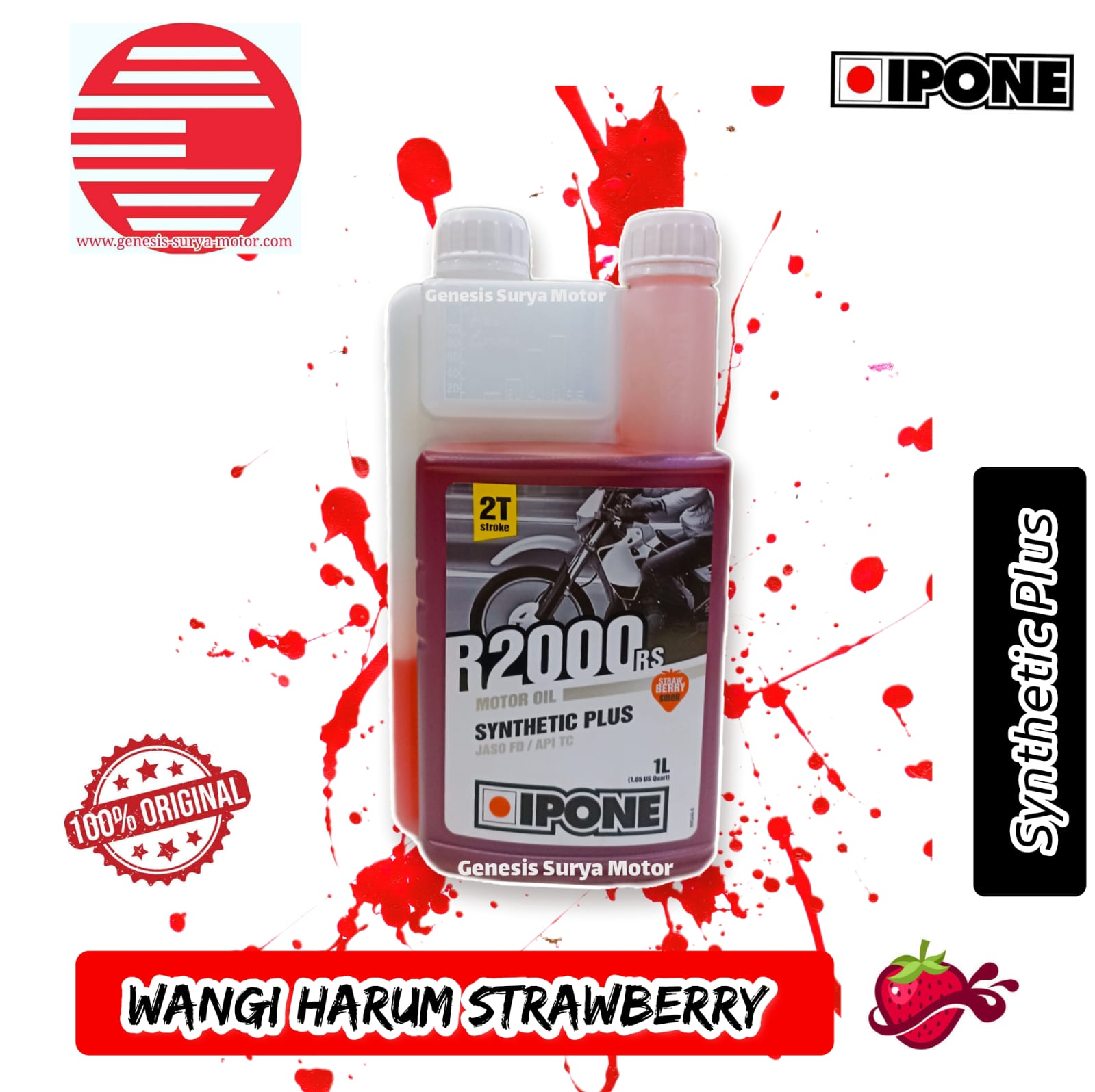 IPONE R2000 RS 2T 1L SYNTHETIC PLUS
